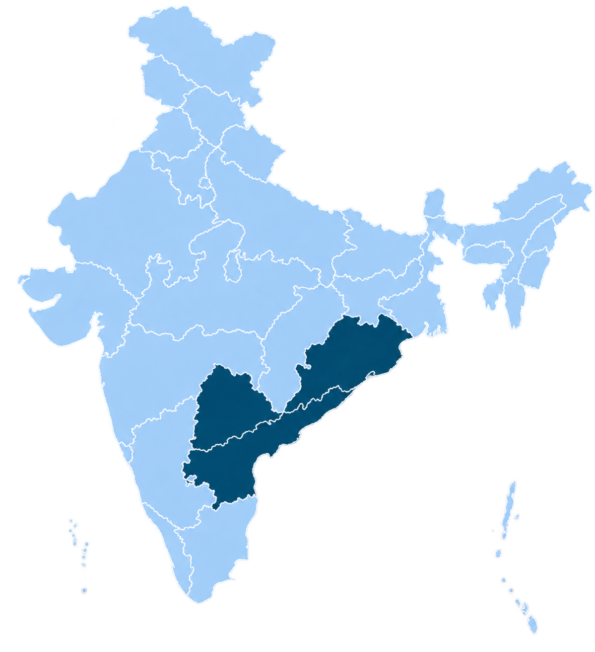 India Central Map